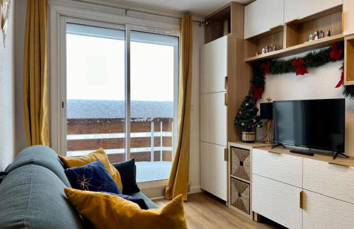 Appartement studio cabine avec vue panoramique au pied des pistes - Foto 5