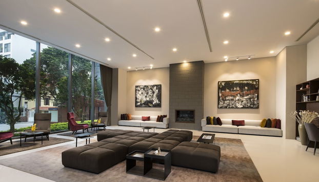 Sala de estar do lobby