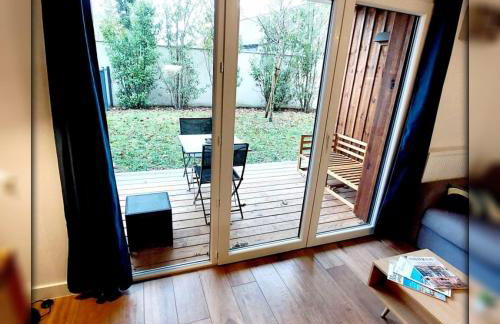 Le Cottage Jardin élégant & cosy, plage pour 6 personnes, animaux admis Biscarrosse - Foto 13