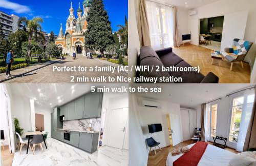 Spacious Family Apartment Near Sea - Nice - Photo 1