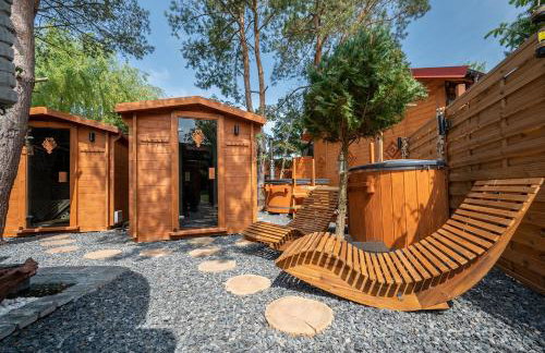 Domki Forest sauna jacuzzi balia Darłowo Darłówko Rusko - Foto 42
