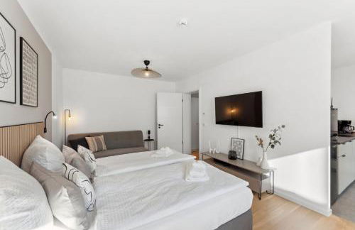 kitchenroombed - Top City-Lage I nahe Hbf I Aufzug I Tiefgarage I Terrasse I Business - Travel - Family - Foto 9