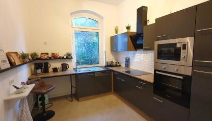 JanPartment - geräumig - W-LAN - Natur - Garten - Entspannung - zentral - 10 Min WV-Werk - Carport - 24h CheckIn - Foto 3, stove, dishwasher, toaster