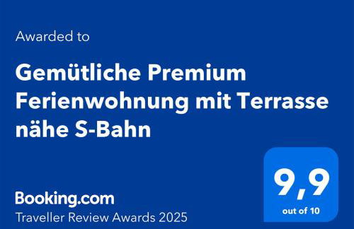 Gemütliche Premium Ferienwohnung mit Terrasse nähe S-Bahn - Foto 18