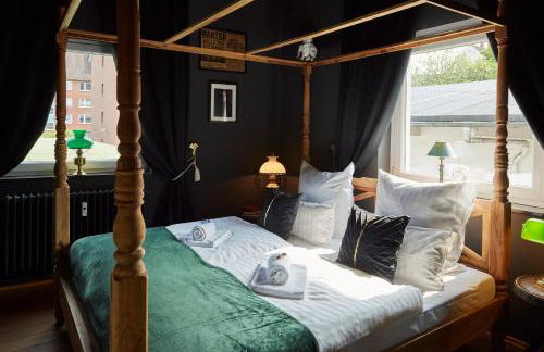 Little Wizard Apartment Hamburg - bis 4 Personen - 44 qm - Küche - Smart TV - kostenloser Parkplatz - Foto 23