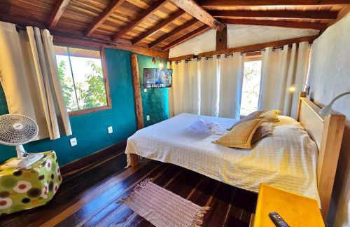 Chalé Mata Virgem - 1km do centro, ao lado de várias cachoeiras, com cozinha completa e conforto para até 6 pessoas - Foto 8