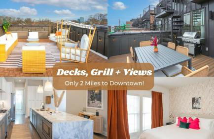 Roof Deck Grill VIEWS 2 Miles from Broadway - Foto 6