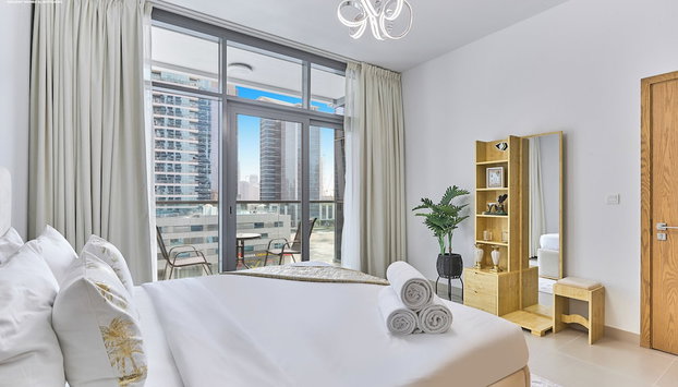 bnbmehomes-Cozy 1B nr Dubai Fountain-307 - Foto 2, Habitación