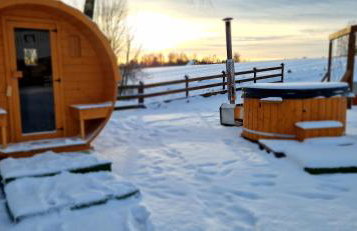 Ostoja Lemany - domki na Kaszubach, sauna, balia-jacuzzi, plac zabaw, tyrolka , dwa boiska, miejsce na ognisko, grill gazowy - Foto 7