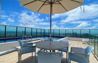 Flat Premium Recife - Ilha do leite piscina termica - Foto 20