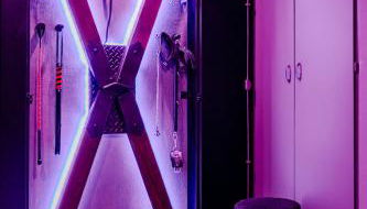 Love Room Escale du Desir - Balançoire d'amour, Croix de Saint André, Menottes et Fauteuil Tantra - love-room-alsace-67 - Foto 4