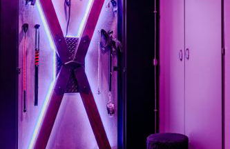 Love Room Escale du Desir - Balançoire d'amour, Croix de Saint André, Menottes et Fauteuil Tantra - love-room-alsace-67 - Foto 4