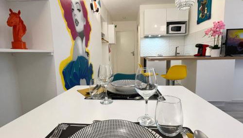 Le Pop Art - Studio near Train Station - 2 people - Foto 3