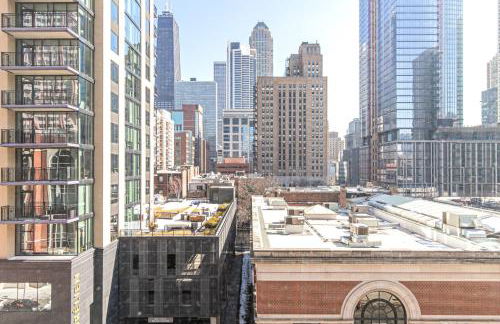 River N 1BR w Gym Pool nr L stop Beach CHI-361 - Foto 4