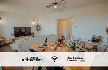 Chez Laurie Appart lumineux - Balcons Netflix - Foto 1