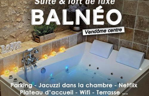 Loft Suite de luxe - Jacuzzi - SPA - Balnéo Vendôme - Foto 17