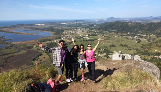 Reaching the summit of Pedra Branca