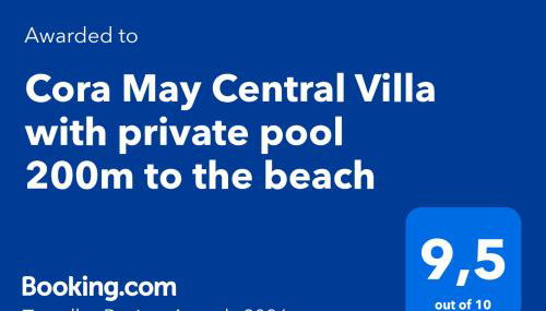 Cora May Central Villa with private pool 200m to the beach - Foto 5