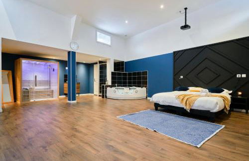 NG Prestige - Nain I Suite Spa Privatif Premium I Jacuzzi - Sauna - Netflix - Projecteur - Foto 30