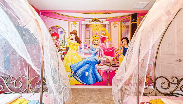 No Rear Neighbor 6br Private Home Pool Spa Disney - Foto 4, Habitación