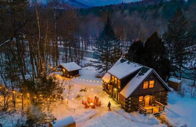 Private Adirondack Log Cabin, Hot Tub, Sauna & Swimming Hole, near Whiteface - Foto 6