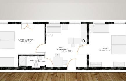 Villa Wittenau Ferienwohnung 3 - Foto 7
