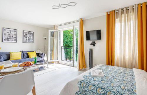 CosyHome - T1 calme - CDG 15 min - Paris 20 min - Parking gratuit - Foto 11