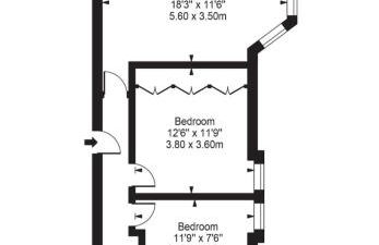 Shaa Road 2 Bedroom Flat Ground Floor Sleeps 6 - Foto 8