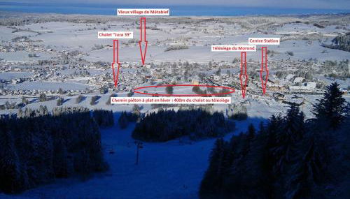 Les pagotins de Garance, Chalet Jura 39, avec sauna panoramique, Meublé classé 4 étoiles - Foto 3