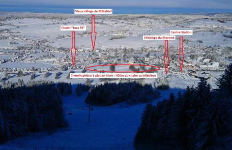 Les pagotins de Garance, Chalet Jura 39, avec sauna panoramique, Meublé classé 4 étoiles - Foto 3