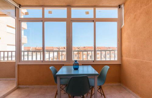 URBANIZACIÓN COPACABANA - La Manga del Mar Menor KM2 - Vistas a Mediterráneo Dormitorio doble y sofá-cama - Foto 14