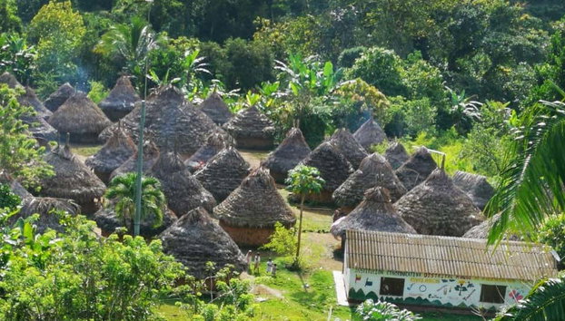 Excursion dans une communauté indigène Kogui - Photo 3, Maisons du village de Kogui