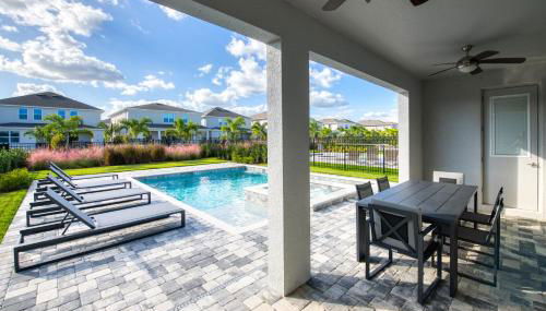 Elegant Home Near Disney With Private Pool, Foosball Table, Themed Rooms And Waterpark & Resort Access At Encore Resorts Reunion - 365Sf - Foto 5