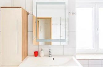 Günstiges grünes Ferienzimmer mit separater moderner Dusche - Foto 14