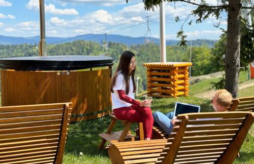 Apartamenty na Soszowie, Wisła - widokowe miejsce z Balią & Prywatną Sauną, obok stoku narciarskiego i Bike Parku, dla max 16 osób - Foto 46