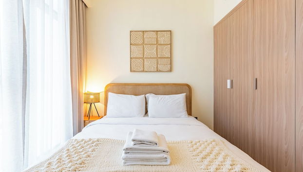 Condo With Burj Khalifa View In City - Foto 4, Habitación