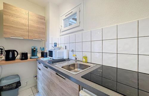 Studio 2 personnes avec parking et balcon Proudhon - Foto 5