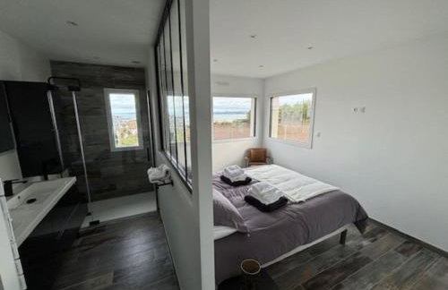 Maison contemporaine avec vue mer, piscine intérieure, classée 5 étoiles - Foto 20