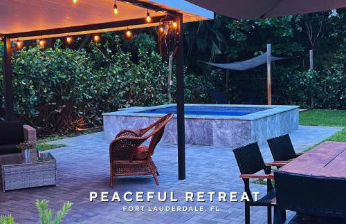 Private Heated Plunge Pool Spa and Secluded Patio - Fort Lauderdale - Foto 28