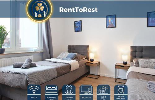RtR Essen - Für bis zu 8 Personen - Voll ausgestattet - Zentral Limbecker Platz - Messe - Uniklinikum - Smart TV - Modern - Foto 1