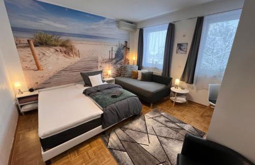 Großes Apartment Aschaffenburg 4 Schlafzimmer bis zu 10 Personen Mainpark Apartment Mainaschaff - Foto 25