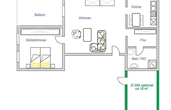 Wohnung fur 3 Personen in Altenberg - Photo 7