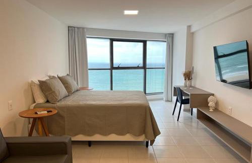 BEACH CLASS INTERNATIONAL - Flat beira mar - Foto 9