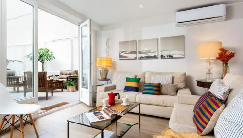 Plaza España, acogedor apartamento con patio - Foto 2, Garden view