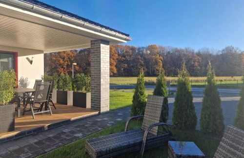 Rosenhaus Nähe Bodden und Ostsee an den Kranichfeldern - Foto 4