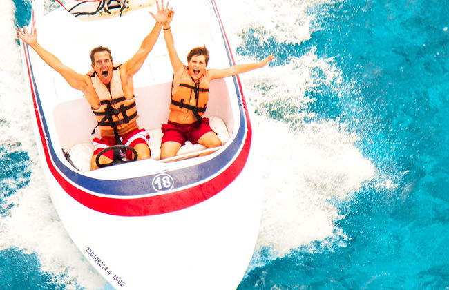 Conducción de lancha rápida por Punta Maroma - Foto 8