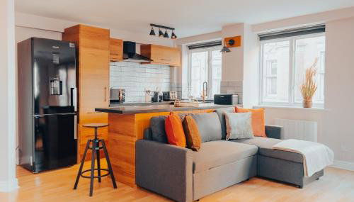 Central Manchester Gem with Stylish 2BR Retreat and Free Carpark - Foto 1, stove