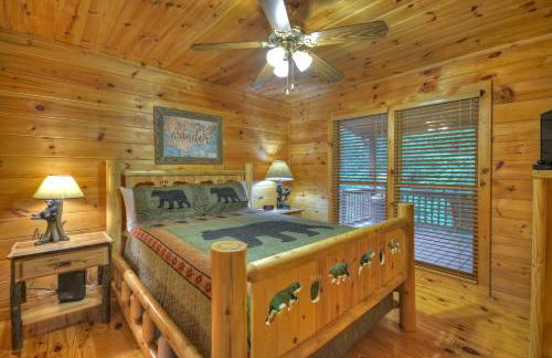 Ole Bear Paw Cabin - Cherry Log GA - Cozy Retreat, Stunning Views, Hot Tub, Outdoor Fire Pit, Porch Swing - Foto 19