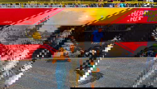 Puerto Vallarta tourist bus