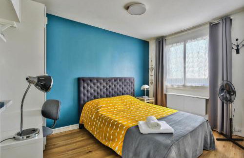 Le Jules Guesde, Appart traversant, 3ch , parking, 2mn à pied métro D Parilly - Foto 12